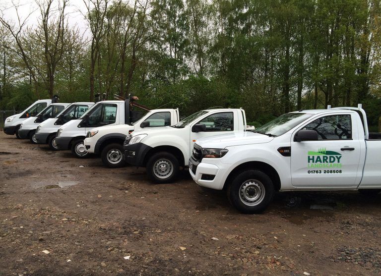 Hardy landscapes Fowlmere vehicles
